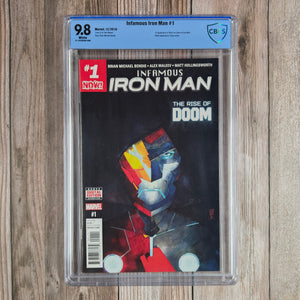 Infamous Iron Man #1 CBCS 9.8 WP 1st Appearance of Victor Von Doom as Iron Man (Cert 008)