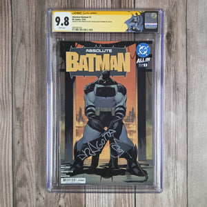Absolute Batman #1 CGC 9.8 SS Nick Dragotta, Scott Snyder, Premiere issue of an ongoing series in the Absolute Universe, a dimension built on Darkseid energy (cert 7004)
