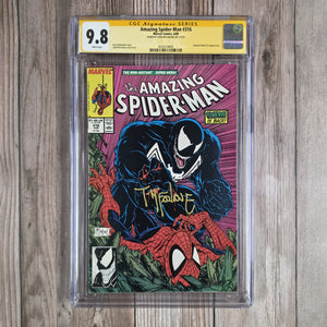 Amazing Spider-Man #316 CGC 9.8 WP SS Todd McFarlane, 3rd appearance of Venom (cet 9003)