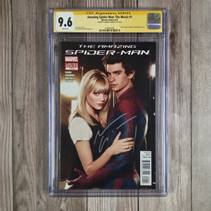 Amazing Spider-Man: The Movie #1 CGC 9.6 SS Andrew Garfield,  Two-issue comic book inspired by the 2012 Amazing Spider-Man movie (cert 2001)