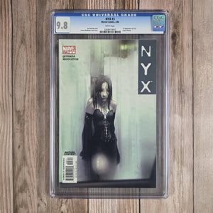 Nyx #3 CGC 9.8 1st appearance of X-23, Laura Kinney (cert 9007)