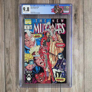 New Mutants #98 CGC 9.8 WP 1st appearance of Deadpool, a subject of the Weapon X program (cert 5002)