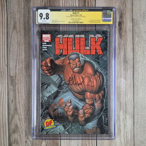 Hulk #1 CGC 9.8 Dynamic Forces Edition limited to 4200 copies,SS Ed McGuinness, 1st cover appearance of the Red Hulk, General 'Thunderbolt' Ross (cert 8002)