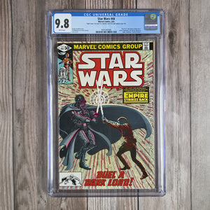 Star Wars #44 CGC 9.8 WP Triple Cover! 1 of 1, Interior story depicts the moment when Darth Vader revealed he is the father of Luke Skywalker (cert 1008)