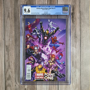 All New Marvel Now! Point One #1 CGC 9.6 Variant Edition 1:75, 1st full appearance of Kamala Khan as Ms. Marvel in-story (cert 4013)