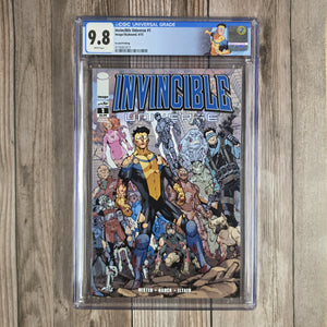 Invincible Universe #1 CGC 9.8 Second Printing, Low print run 1 of 6! (cert 1013)