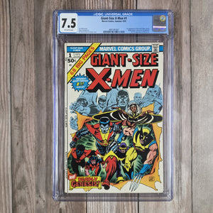 Giant-Size X-Men #1 CGC 7.5 1st appearance of the new X-Men: Storm (1st), Nightcrawler (1st), Colossus (1st), Thunderbird (1st), Wolverine (3rd) (cert 1007)