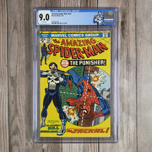 Amazing Spider-Man #129 CGC 9.0 WP 1st appearance of the Punisher (cert 1004)