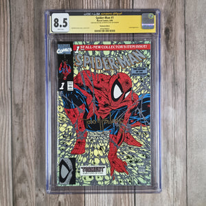 Spider-Man #1 CGC 8.5 WP Platinum Edition, Premiere issue of the fourth ongoing Spider-Man series (cert 8001)