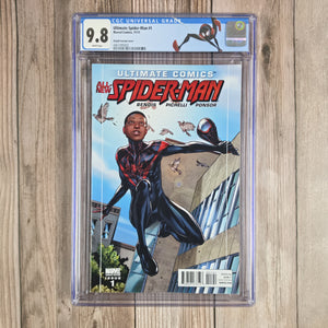 Ultimate Spider-Man #1 CGC 9.8 Pichelli Variant Cover 1:15, First solo title and 2nd appearance of Miles Morales (cert 5002)