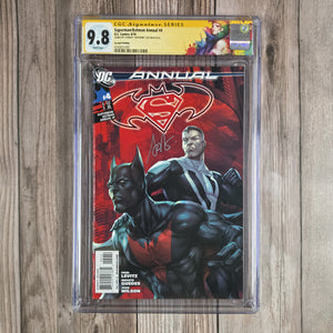 Superman / Batman Annual #4 CGC 9.8 Second Printing, SS Stanley "Artgem" Lau, 1st official appearance of Batman Beyond, Terry McGinnis outside of a DC Animated comic book (cert 1001)