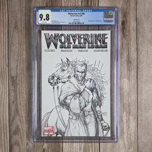 Wolverine #V3 #66 CGC 9.8 Sketch Cover 1:100, 1st appearance of Old Man Logan (cert 0003)