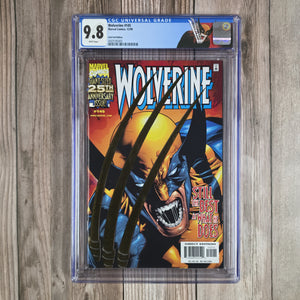 Wolverine #145 CGC 9.8 Gold Foil Edition, In X-Men #25 (1993) Magneto stripped the adamantium that was fused to Logan's bones by the Weapon X Project, returning the mutant to his natural form (cert 5003)