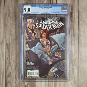 Amazing Spider-Man #601 CGC 9.8 WP Controversial cover art by J. Scott Campbell (Cert 1007)
