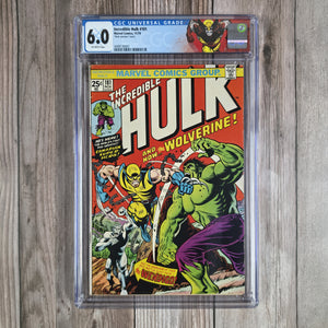 Incredible Hulk #181 CGC 6.0 Mark Jewelers Variant 1st Full Appearance of Wolverine (Cert 0001)*Trade Avail.