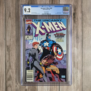 Uncanny X-Men #268 CGC 9.2 WP Newsstand Edition, Iconic cover art by Jim Lee (cert 9004)