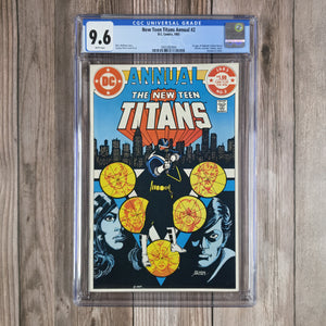 New Teen Titans Annual #2 CGC 9.6 WP 1st appearance of Vigilante in costume (cert 2004)