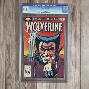 Wolverine Limited Series #1 CGC 9.8 First solo Wolverine title (cert 2040)