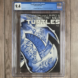 Teenage Mutant Ninja Turtles #2 CGC 9.4 2nd team appearance of the Teenage Mutant Ninja Turtles (cert 8001)