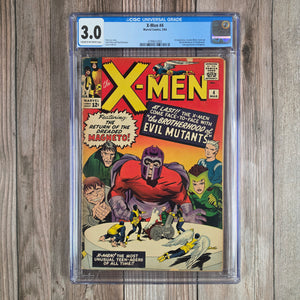X-Men #4 CGC 3.0 1st team appearance of the Brotherhood of Evil Mutants led by Magneto (cert 2002)
