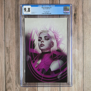 New Avengers #2 CGC 9.8 Oliver "Virgin" Edition 1:100, The Killuminati Threat (cert 7018)