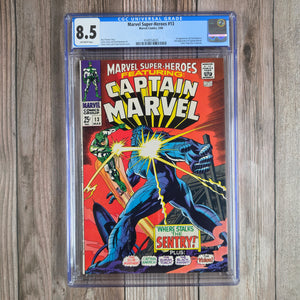 Marvel Super-Heroes #13 CGC 8.5 1st appearance of Carol Danvers (cert 4025)