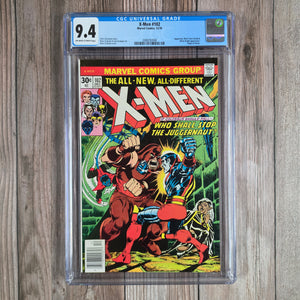 X-Men #102 CGC 9.4 First battle of the Juggernaut versus Colossus (cert 2008)