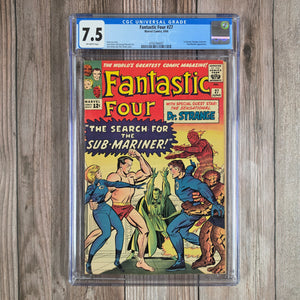 Fantastic Four #27 CGC 7.5 First meeting of Doctor Strange and the Fantastic Four (cert 4007)