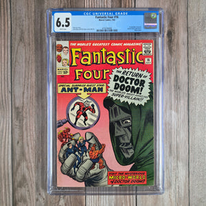 Fantastic Four #16 CGC 6.5 WP 4th appearance of Doctor Doom (cert 4006)