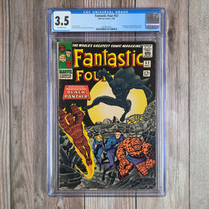 Fantastic Four #52 CGC 3.5 1st appearance of the Black Panther, T'Challa, king of Wakanda (cert 9001)