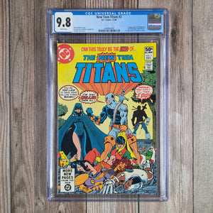 New Teen Titans #2 CGC 9.8 WP 1st appearance of Deathstroke the Terminator (cert 0006)