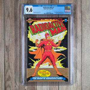 Radioactive Man #1 CGC 9.6 Six-issue limited series (cert 0004)