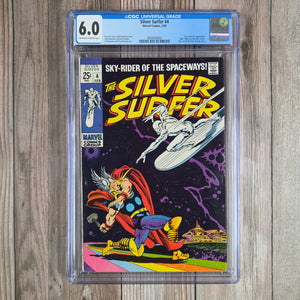 Silver Surfer #4 CGC 6.0 First battle of Silver Surfer vs Thor (cert 6002)