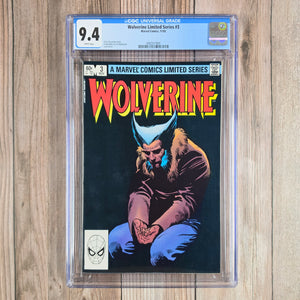 Wolverine Limited Series #3 CGC 9.4 WP Issue #3 of the first Wolverine solo series (cert 7001)