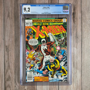 X-Men #109 CGC 9.2 WP 1st appearance of Weapon Alpha, becomes Vindicator in X-Men #120 (cert 8002)
