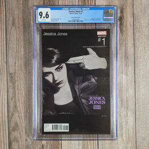 Jessica Jones #1 CGC 9.6 Dekal Variant cover, Cover art inspired by the album 'Islah' by Kevin Gates (cert 4020)