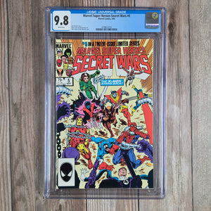 Marvel Super Heroes Secret Wars #5 CGC 9.8 WP Doom Starts his accension to godhood (cert 3016)