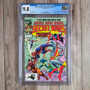 Marvel Super Heroes Secret Wars #3 CGC 9.8 WP 1st appearance of Volcana (cert 3014)