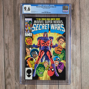Marvel Super Heroes Secret Wars #2 CGC 9.6 WP Iconic Magneto cover art (cert 3013)