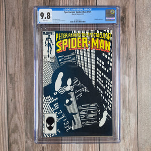 Spectacular Spider-Man #101 CGC 9.8 WP Iconic cover art by John Byrne (cert 3012)