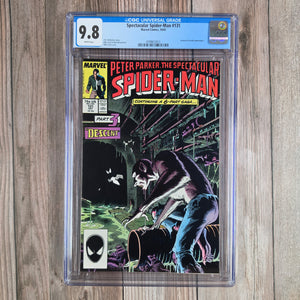 Spectacular Spider-Man #131 CGC 9.8 WP Kraven's Last Hunt story arc part 3 (cert 3011)