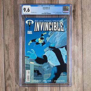 Invincible #2 CGC 9.6 1st cameo appearance of Allen the Alien (cert 6001)