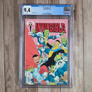Invincible #3 CGC 9.4 1st cover appearance of Omni-Man (cert 6002)
