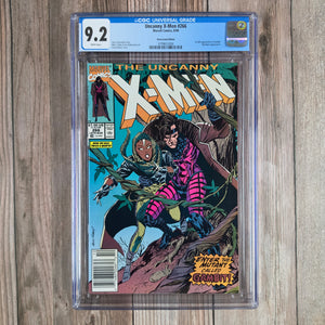 Uncanny X-Men #266 CGC 9.2 WP Newsstand Edition, 2nd appearance and first cover of Gambit (cert 3004)