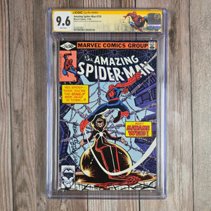 Amazing Spider-Man #210 CGC 9.6 WP SS Al Milgrom, 1st appearance of Madame Web (cert 2001)