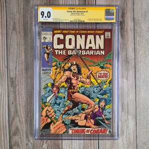 Conan the Barbarian #1 CGC 9.0 WP SS Roy Thomas, 1st appearance of Conan the Barbarian (Cert 9003)