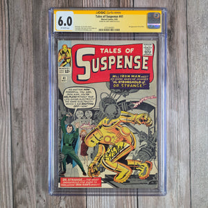 Tales of Suspense #41 CGC 6.0 SS Larry Liebar, 3rd Appearance of Iron Man (Cert 4001)