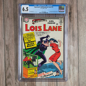 Superman's Girl Friend, Lois Lane #70 CGC 6.5 1st appearance of Catwoman in the Silver Age, following a twelve-year absence after the establishment of the Comics Code Authority - previously appeared in Detective Comics #211 (cert 3009)