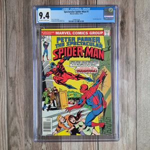Spectacular Spider-Man #1 CGC 9.4 Second ongoing Spider-Man headlining series