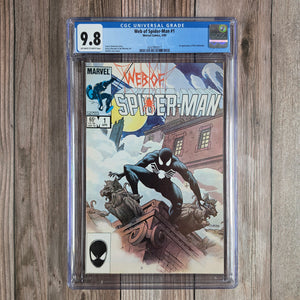 Web of Spider-Man #1 CGC 9.8 Third ongoing Spider-Man series (cert 3017)*